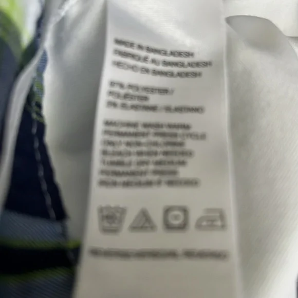 Izod Blue and Green Skort size 4 - Picture 10 of 11